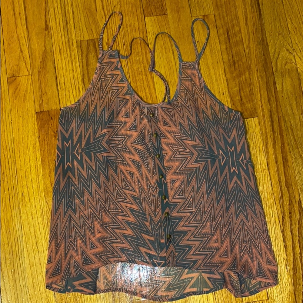Daytrip aztec sheer tank